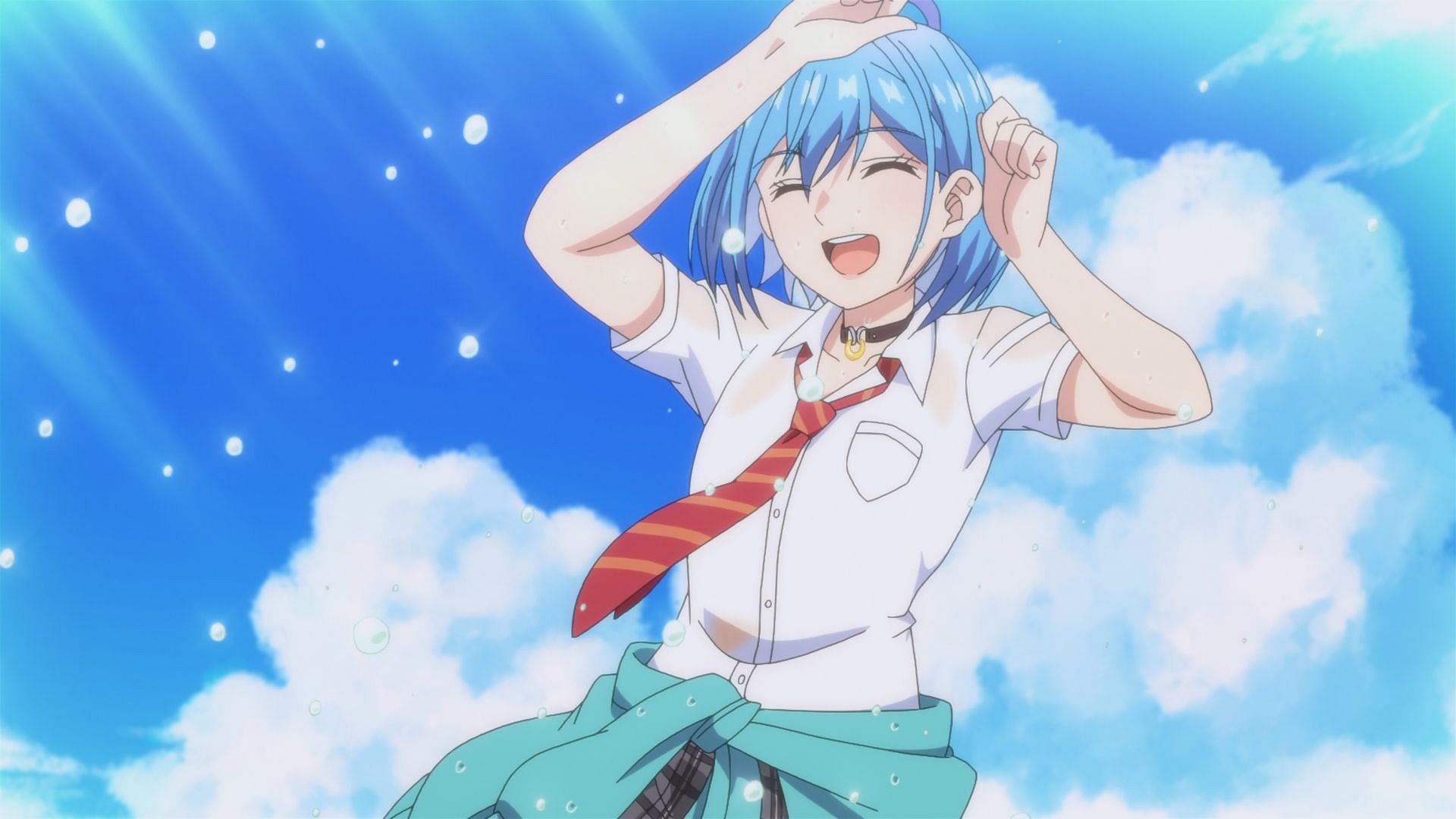 Himari at the beach (Image via J.C.Staff)